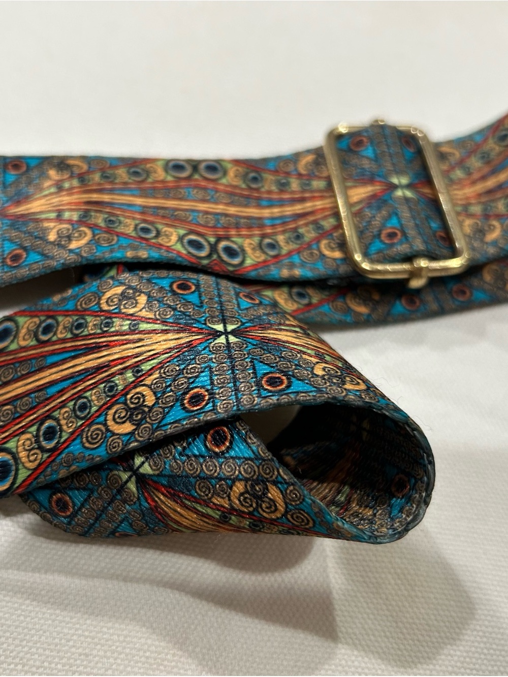 Patterned Turquoise Multicolor Women's bag straps